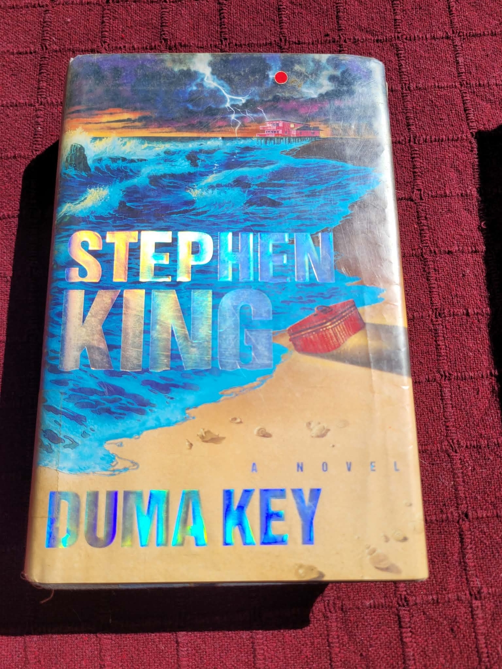 Duma Key Hardcover Novel - Blue/Tan